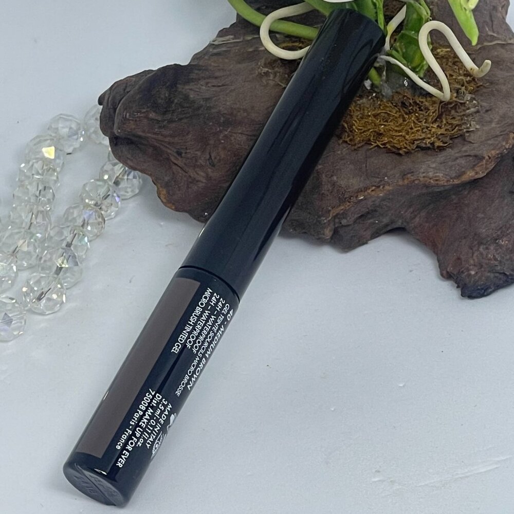 Make Up For Ever Aqua Resist Brow Fixer - 40 Medium Brown -.11 oz Full Size -New - Picture 4 of 4